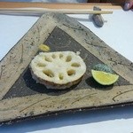 食の円居 なず菜 - 筒井蓮根揚げ物