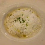 グリル銀鱗荘 - ムール貝のチャウダー2015.10月