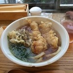 築港麺工房 - 鶏天うどん弐670円