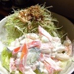 Ramen Ryuuma - マカサラ・ポテサラはカレー皿大盛で・・・