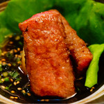 SATOブリアン - サーロインはおろしポン酢で