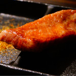 SATOブリアン - 牛タン。特製ブレンドのスパイスでいただきます♪( ´▽｀)