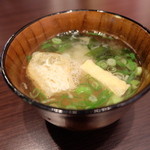 うしまど茶屋・潮菜 - 味噌汁 2015年11月