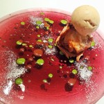 エクアトゥール - (2015.10）焼きモンブラン、ラムレーズンアイス