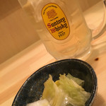 おばんざいカエル - お通し&ハイボール