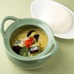 雞肉綠咖喱 (Genkao wangai) ~加茉莉花飯~