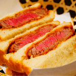 SATOブリアン 本店 - シャトーブリアンのカツサンド（≧∇≦）
                                美味しすぎやろ〜（≧∇≦）