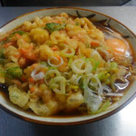 そば新 - 天ぷら玉子そば 410円也