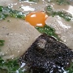 幸陽閣 - 卵入りラーメン＠620円(2015.11)ねぎ多め