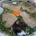 幸陽閣 - 卵入りラーメン＠620円(2015.11)ねぎ多め