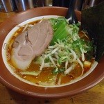 百麺 - 海老ラー油の赤辣麺