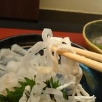 日本料理 喜春 - ふぐ皮。リフト(^-^)/