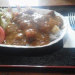 お食事処・味処 やまびこ - エビフライカレー（７００円）