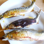 鮎塩焼きと魚田(2015年）