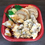 丼丸黒船 - 深川穴子ホタテ丼　生ものが苦手な人も大丈夫