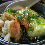 炭火焼 天晴 あっぱれ - 鶏と豆腐の生海苔あんかけ