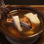 しのはら - 土瓶蒸し 朝宮の松茸 長崎ぼたん海老