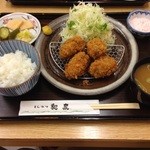 とんかつ和泉 - 牡蠣フライ定食