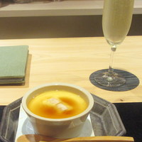 二條 葵月 - 先付とスパークリングワイン