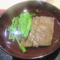 二條 葵月 - 牛肉と大根の吸物