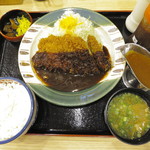 Katsusato - 味噌ジャンボロースカツ定食