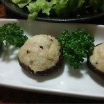 千里十里 - 椎茸の肉詰め