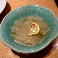 華蓮 博多店 - イカの塩辛