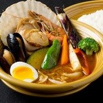 ouchi - 北海道産ホタテとシーフードのスープカレー