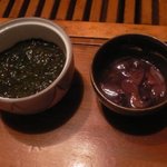 Tsukihi - 蛍烏賊の沖漬けと新もずく酢