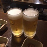 Sobadokoro Yukarian - とりあえずビール