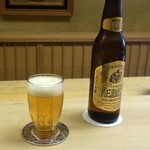 まずはビールで