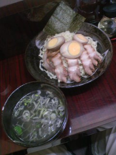 居酒屋&らーめん 仙鳥 - 仙鳥つけ麺７５０円+味玉(店頭クーポン)