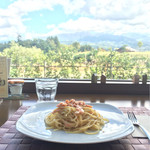 カフェベビーティアーズ - 見晴らしの良さを追求した窓際席