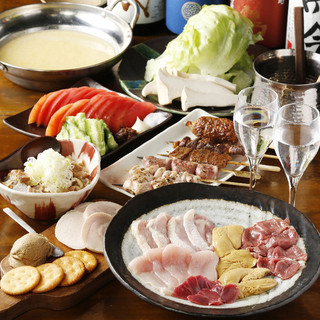 Courses with all-you-can-drink are also available ♪ Food only courses start from 3,000 yen including tax!