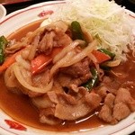 福田家 - 豚バラ肉生姜焼き