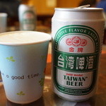 度小月 - 2015.11　台湾ビール(60元)