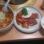 焼肉 大同門 - カルビラーメンセット小ライス付きで千円。。。