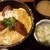 鳥元 - 料理写真:カキフライの卵とじ丼、850円