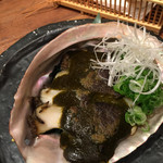 遊食屋 わらべえ - あわび肝やき