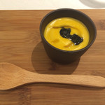 リストランテ サクラ - イカ墨とレモンピールが美味しいスープ