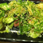 炉端処 一心 - 肝の炙りネギ胡麻油