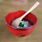 石臼挽き蕎麦香房 山の実 - そば粥