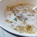 ラ・メール - 鮑のヴィシソワーズと伊勢海老のジュレのアップ！