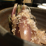 きはるの胡麻鯖や - みょうが甘酢漬け