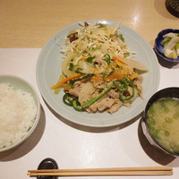 割烹 大田川 - 【新地でランチ】三元豚の中華風炒め　\1000