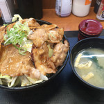 東京チカラめし 新鎌ヶ谷店 - 1日分の野菜が取れる豚丼！これで並盛り❗️