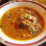 チャンダニ - 野菜チキンカレー（日替わりカレー）辛さ普通を選択