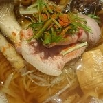 鶏Soba 座銀 - 限定sobaキノコノチカラ♪