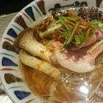 鶏Soba 座銀 - 限定sobaキノコノチカラ♪