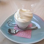 博多鉄板 じゅん - 今回のデザートはソフトクリームでした。